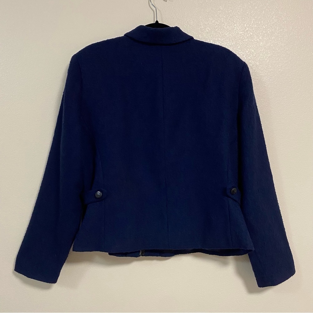 Pendleton Wool Blend Jacket Navy Size 18 - image 7